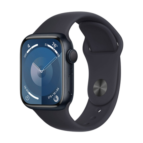 Apple Watch Series 9 GPS 45mm Midnight Aluminium Case with Midnight Sport Band - S/M - Apple MR993QL/A