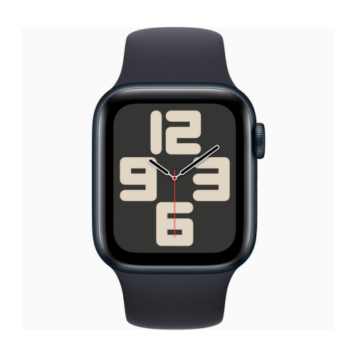 Apple Watch SE GPS 44mm Midnight Aluminium Case with Midnight Sport Band - S/M - Apple MRE73QL/A